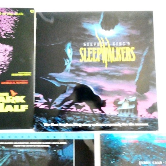 Stephen King Laserdisc Lot Of 5 Dark Half Sleepwalkers Misery Lawnmower Man 1 & - Picture 3 of 11